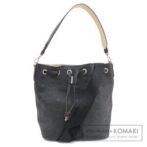 MCM Logo Leather Handbag